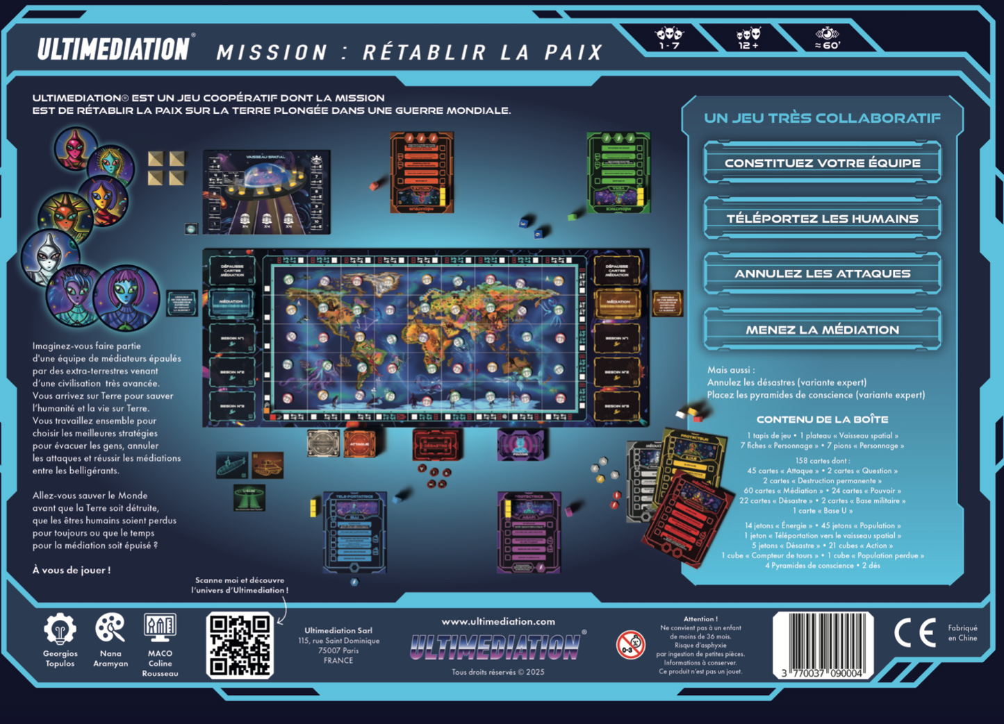 ULTIMEDIATION Jeu de Société