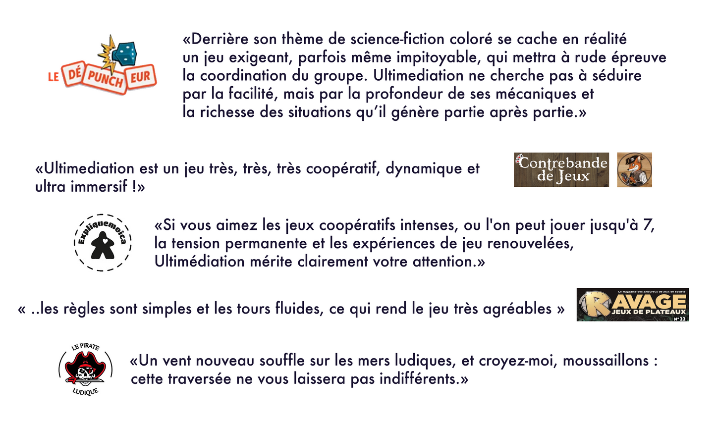 ULTIMEDIATION Jeu de Société